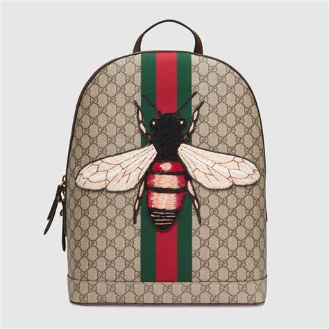 gucci bee backpack|gucci bag with bumble bee.